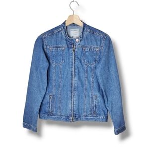 Old Navy Vintage Jean Jacket Full Zip Y2K Mallcore Juniors XXL Womens XS/S